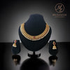 Regal Majesty, Antique Ruby Choker Necklace with Matching Jhumka Earrings