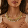 Regal Majesty, Antique  Ruby Choker Necklace with Matching Jhumka Earrings