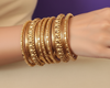 Antique Gold Bangle set