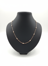 Rose Gold Beaded Necklace