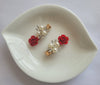 Rose Pearl  hair Clips