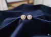 Halo Cluster Stud Earring
