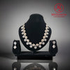 Oxidized Silver Lightweight Leaf & Floral Necklace Set