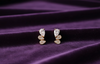 Sparkling Teardrop Studs