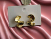 Twisted Golden Earrings